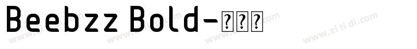 Beebzz Bold字体转换